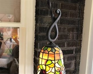 stain glass hanging lamp