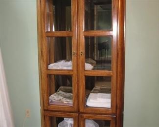 One of a pair of lighted display cabinets-each sold separately