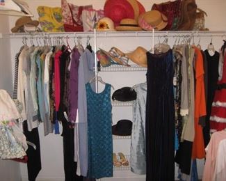 Women's clothes, hats, shoes, purses-clothes are Mediums