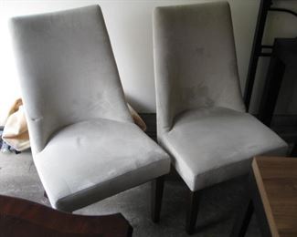 Pair of dining chairs