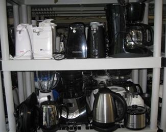 can openers, coffee makers, blenders...