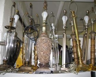 lamps, lamps, lamps and shades!