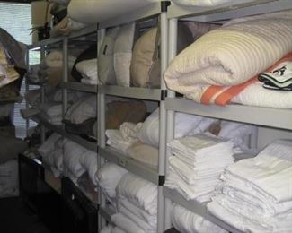 King and queen sheets, pillowcases, blankets, comforters, bedspreads, toppers