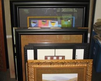 Lots of art in various sizes and styles