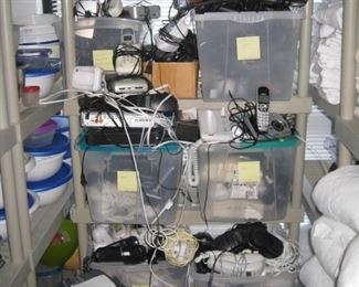 home phones, alarm clocks, routers