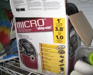 Micro shop vac