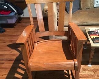 mission style vintage rocker