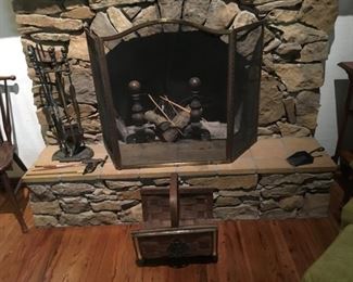 brass fireplace accessories