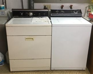 washer and gas dryer