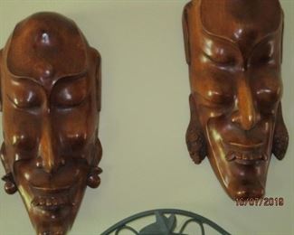 carved masks