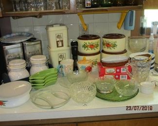 Mid century kitchenware