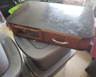 Antique manicuring table. Needs assembly and slight repair