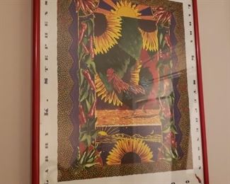 Sunflowers make everybody smileh--here's some to hang on the wall!