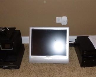 Printer, scanner, 20" TV, Integra electronis