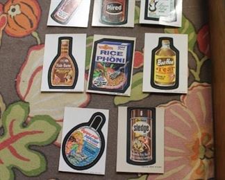 Vintage 1973 series 2 Wacky Packages stickers