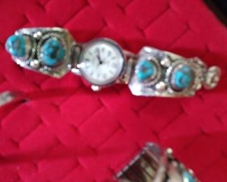 Turquoise ladies watch band