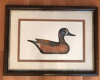 1950 DUCK PRINT