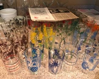 Vintage Juice Glasses