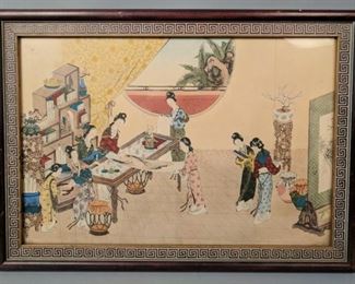 Original Japanese Print in Frame