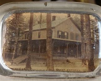 Saratoga County Mount McGregor President Ulysses S. Grant Cottage Paperweight 