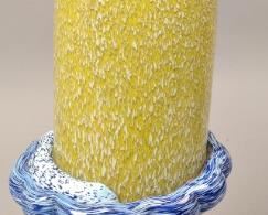 Contemporary art glass vase
