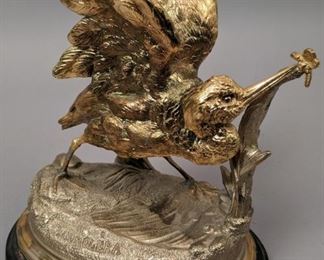 Paul Comolera Ornithological Bronze, 9 1/2" tall