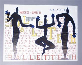 Ballet Tech Spring Season 2000 Poster and program