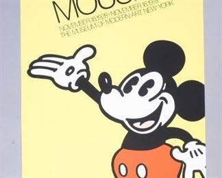 Happy Birthday Mickey Mouse 1978 MOMA Vintage Poster