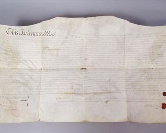 Uncommon 1766 Pennsylvania Land Deed