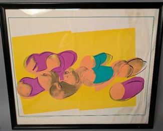 Andy Warhol - Peaches Serigraph 22 1/4" x 18 3/4"