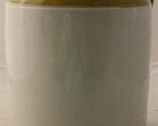 Vintage pottery jug with lid