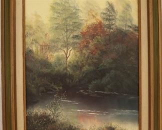 Artist signed painting