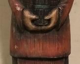 Tall carved wooden Indian