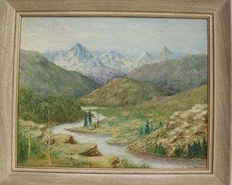 Artist signed painting