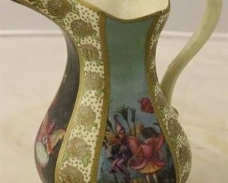 Painted pitcher