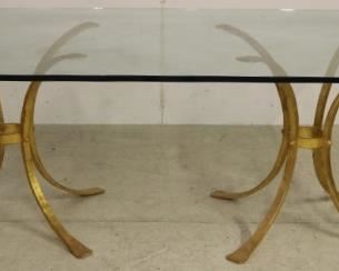 Modern History retro gilded dining table