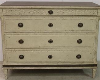 Modern History Gustavian 4 drawer commode