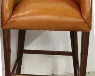 Leather bar chair by Modern History