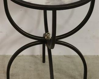 Butler round table in metal