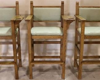 Set of 3 bar chairs