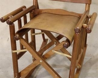 Childs size folding rocking chair