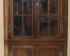 Craftique corner cabinet