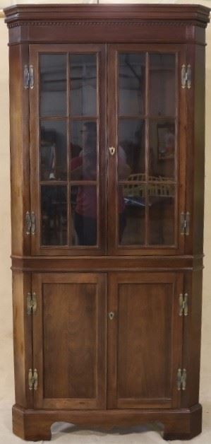 Craftique corner cabinet