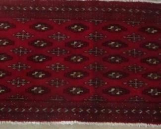 2.1 x 4.4 Turkoman rug