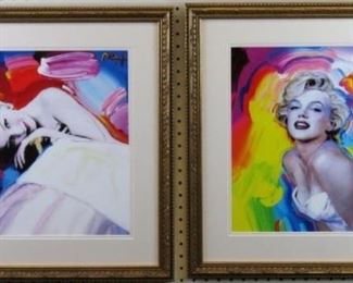 Marilyn Monroe Giclee by Peter Max