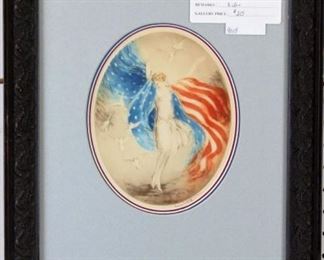 Miss America Giclee by Louis Icart