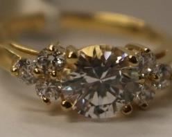 Gold over sterling ring