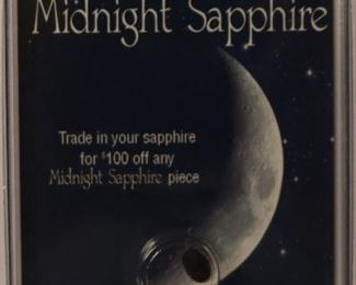 1 Carat Midnight Sapphire