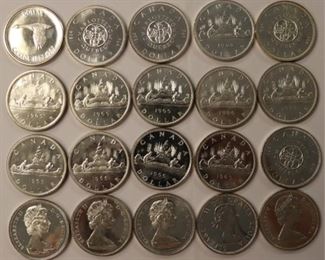 Canadian 1 oz silver coins