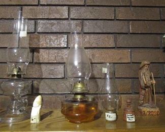 Kerosene oil lamps